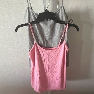 Bundle of Pink and Grey Camis-NWT & NWOT
